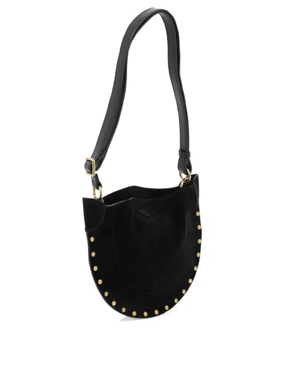 Shop Isabel Marant "mini Moon Soft" Shoulder Bag In Black