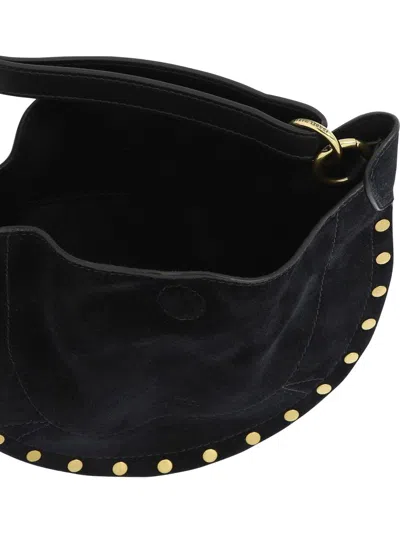 Shop Isabel Marant "mini Moon Soft" Shoulder Bag In Black