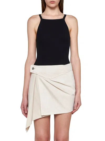 Shop Isabel Marant Skirts In Ecru