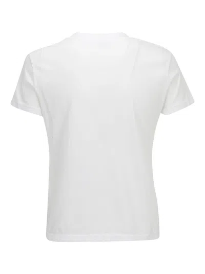 Shop James Perse Cotton Crew-neck T-shirt In Wht