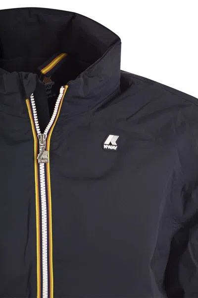 Shop K-way Amaury Stretch - Waterproof Jacket In Blue
