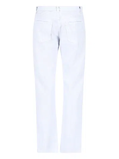 Shop Maison Margiela Classic Jeans In White
