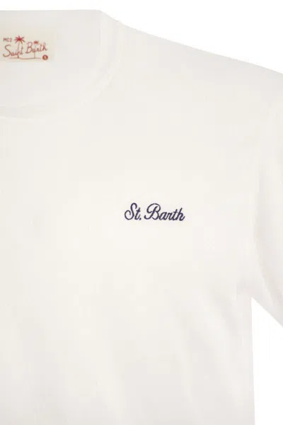 Shop Mc2 Saint Barth T-shirt In White