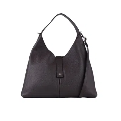Shop Orciani Dark Brown Soft Medium Waist Bag