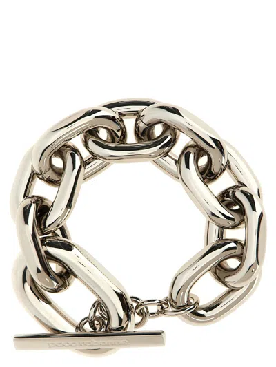 Shop Rabanne "xl Link" Bracelet In Silver