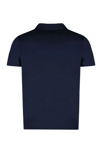 Shop Paul & Shark Cotton-piqué Polo Shirt In Blue