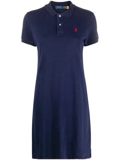 Shop Ralph Lauren Dresses In Blue