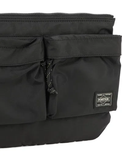 Shop Porter Yoshida "force" Shoulder Bag In Black