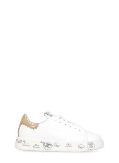Shop Premiata "beautiful" Sneakers In White