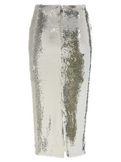 Shop Rotate Birger Christensen Skirts In Silver