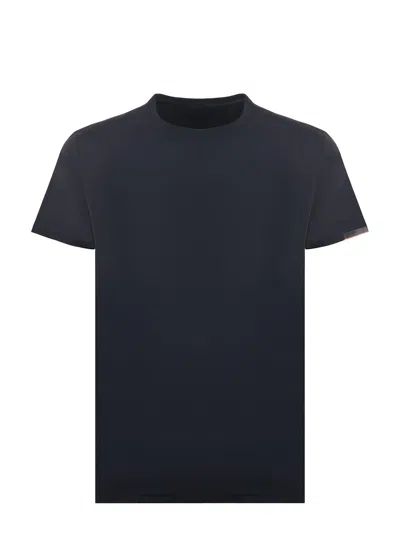 Shop Rrd Oxford Techno Fabric T-shirt In Blue