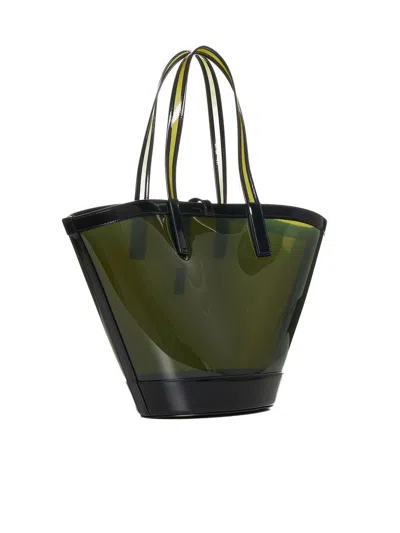 Shop Saint Laurent Shoulder Bags In Peppermint/black