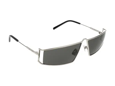 Shop Saint Laurent Sunglasses In Silver