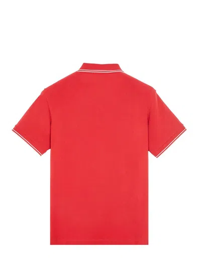 Shop Stone Island T-shirts And Polos Red