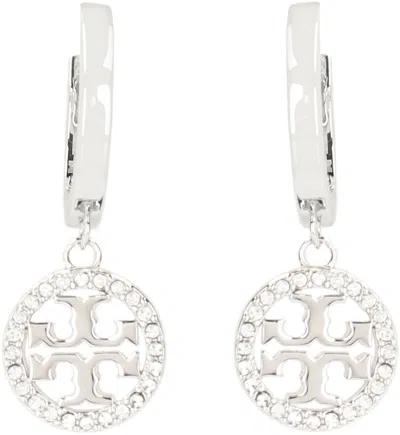 Shop Tory Burch Accessories In Silver/crystal