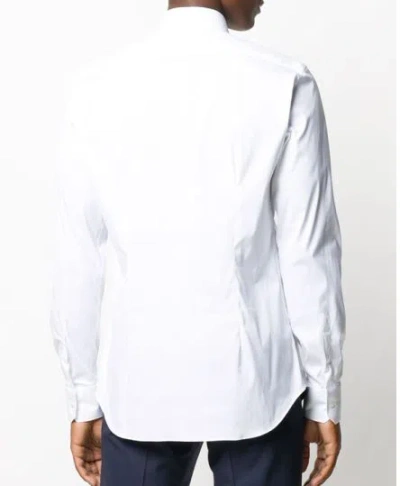 Shop Xacus Slim-fit Shirt In White