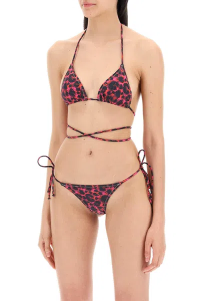 Shop Reina Olga Miami Bikini Set Collection In Brown
