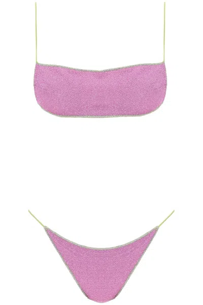 Shop Oseree Oséree Lumiere Bikini In Purple
