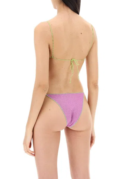 Shop Oseree Oséree Lumiere Bikini In Purple