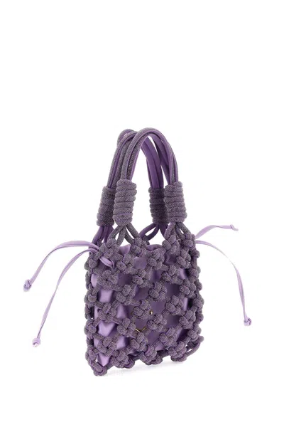 Shop Hibourama Lola Handbag Purse Tote In 紫色的
