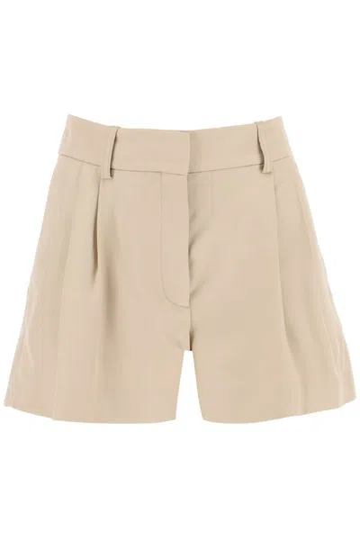 Shop Stella Mccartney Stella Mc Cartney Tailored Short Pants In Beige