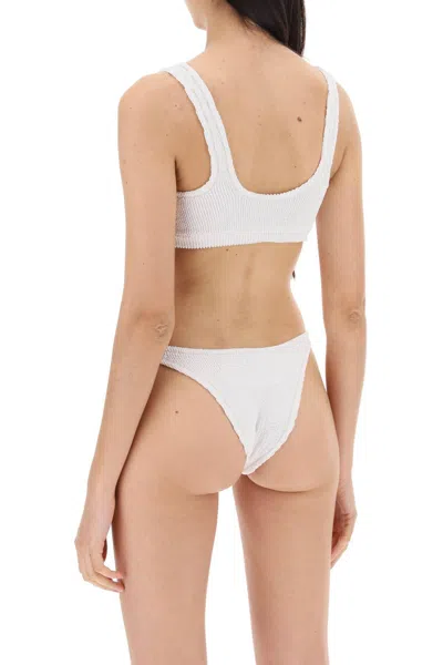 Shop Reina Olga Ginnu Boobs Bikini Set In 白色的