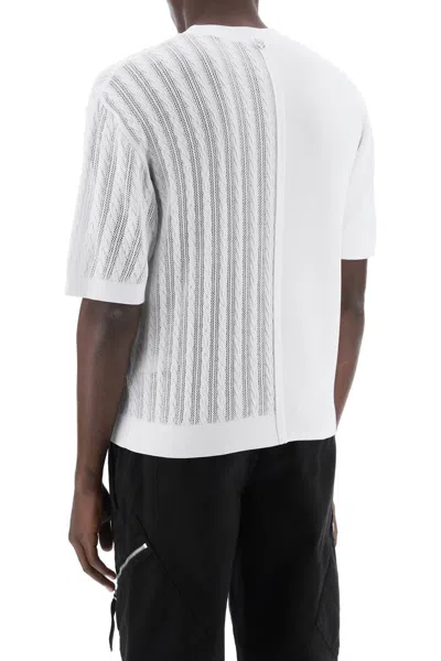 Shop Jacquemus Knit Top The High Game Knit In White