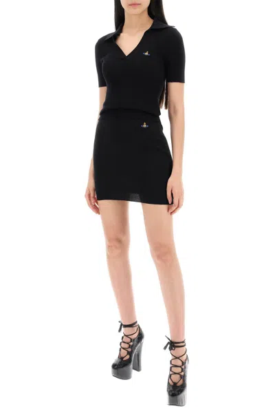 Shop Vivienne Westwood Bea Mini Skirt In Black