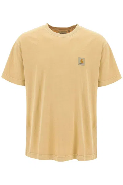 Shop Carhartt Wip Nelson T Shirt In Yellow
