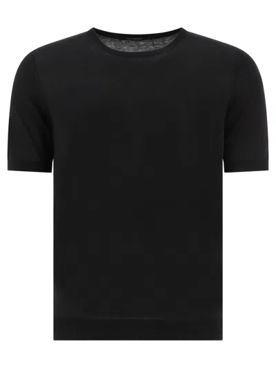 Shop Tagliatore "josh" T Shirt In Black