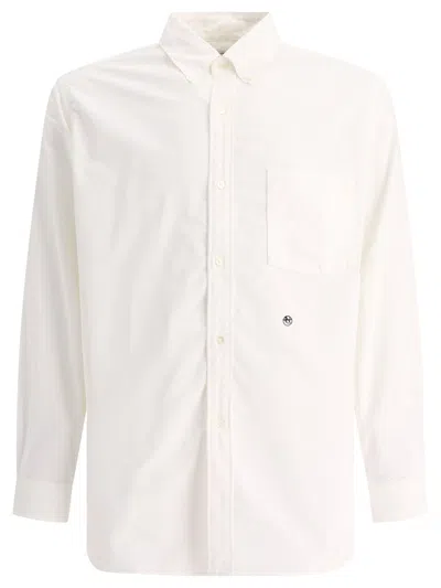 Shop Nanamica Button Down Shirt In White