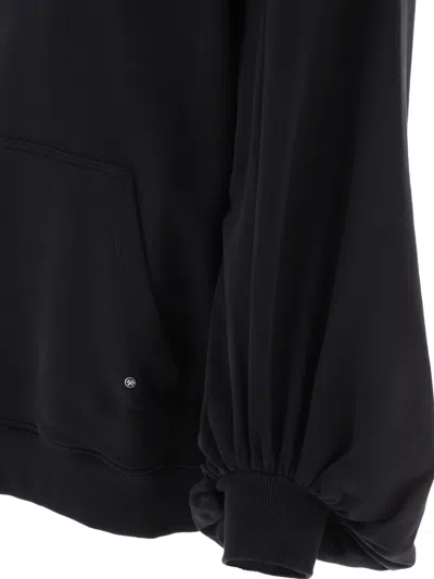 Shop Gmbh Hoodie With Oversized Sleeves In Black