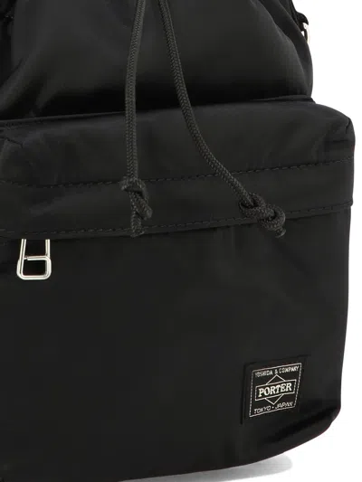 Shop Porter Yoshida "balloon Small" Shoulder Bag In 黑色的