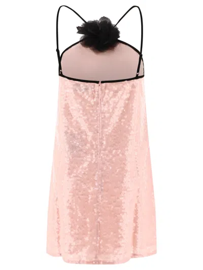 Shop Self-portrait Self Portrait Sequin Dress In Pink