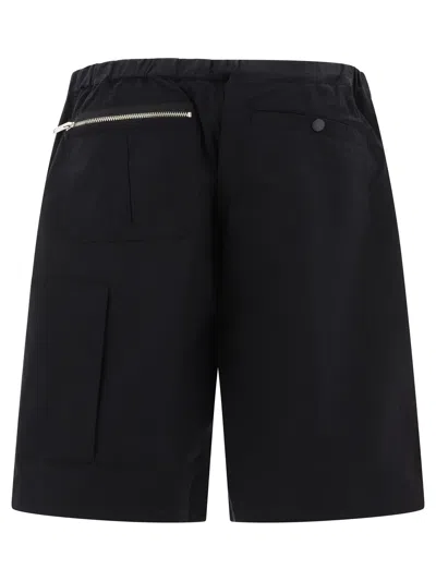 Shop Undercover Belted Shorts In Black