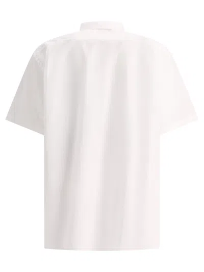 Shop Comme Des Garçons Homme Deux Comme Des Garçons Homme Shirt With Polka Dots Inserts In White