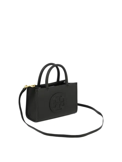 Shop Tory Burch "ella Mini" Handbag In 黑色的