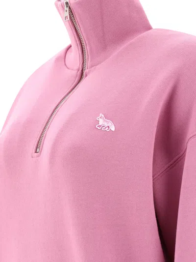 Shop Maison Kitsuné "baby Fox" Sweatshirt In Pink