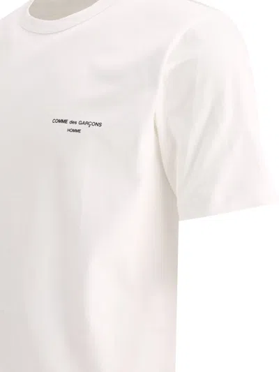 Shop Comme Des Garçons Homme Deux Comme Des Garçons Homme T Shirt With Logo In White