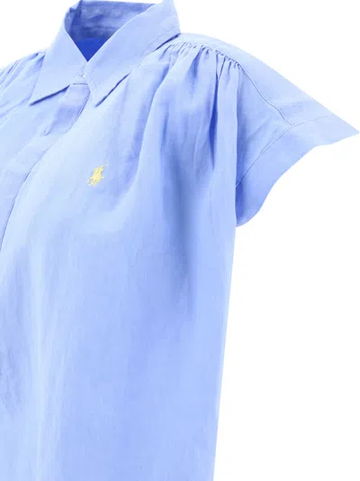 Shop Polo Ralph Lauren "pony" Shirt In Light Blue