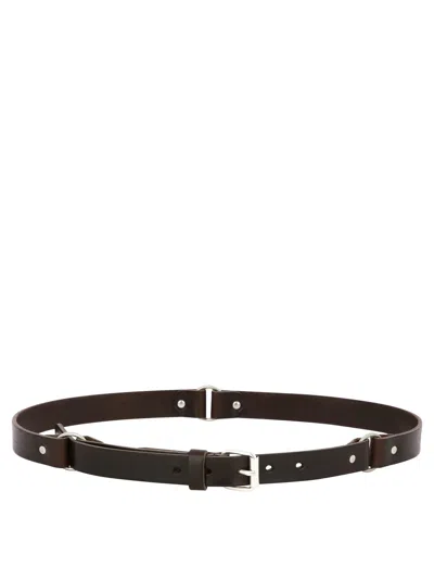 Shop Our Legacy "ring" Belt In Brown