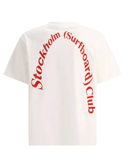 Shop Stockholm Surfboard Club "stockholm (surfboard) Club" T Shirt In White