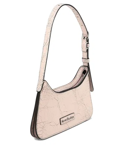 Shop Acne Studios "micro Platt" Shoulder Bag In 粉色的