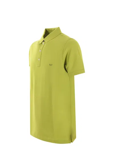 Shop Fay Polo Shirt In Green