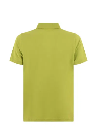 Shop Fay Polo Shirt In Green