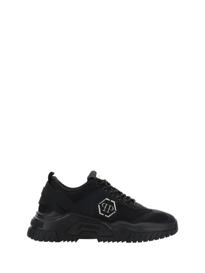 Shop Philipp Plein Sneakers In Black/black