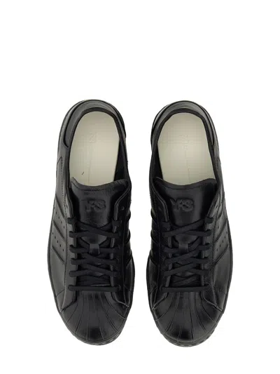 Shop Y-3 Adidas " Superstar" Sneaker In Black
