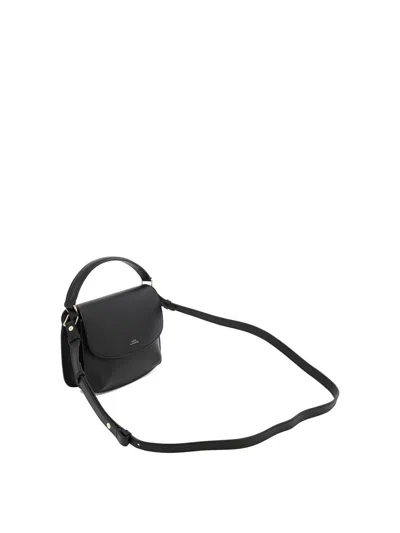 Shop Apc A.p.c. "sarah Mini" Shoulder Bag In Black