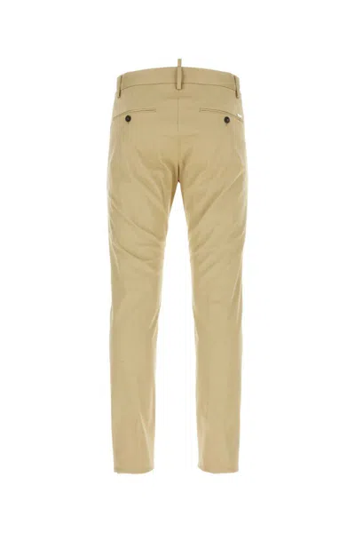 Shop Dsquared2 Dsquared Pants In Beige O Tan