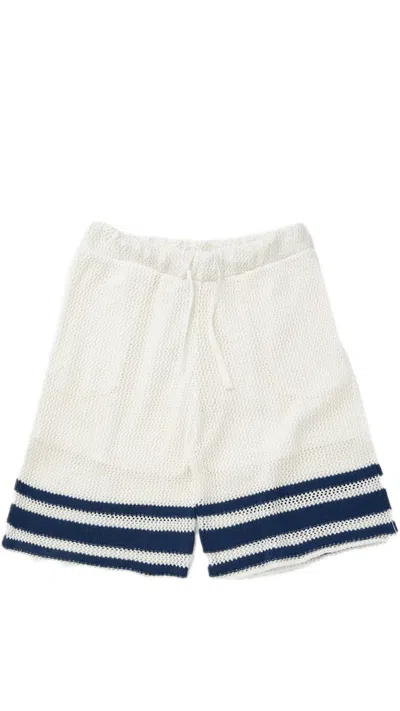 Shop Arte Shane Knit Stripe Short In White